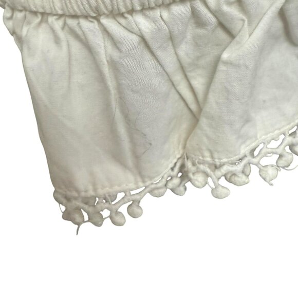 Free People Women Louella Top White Embroidered Bohemian Cottagecore Aesthetic - Picture 5 of 9